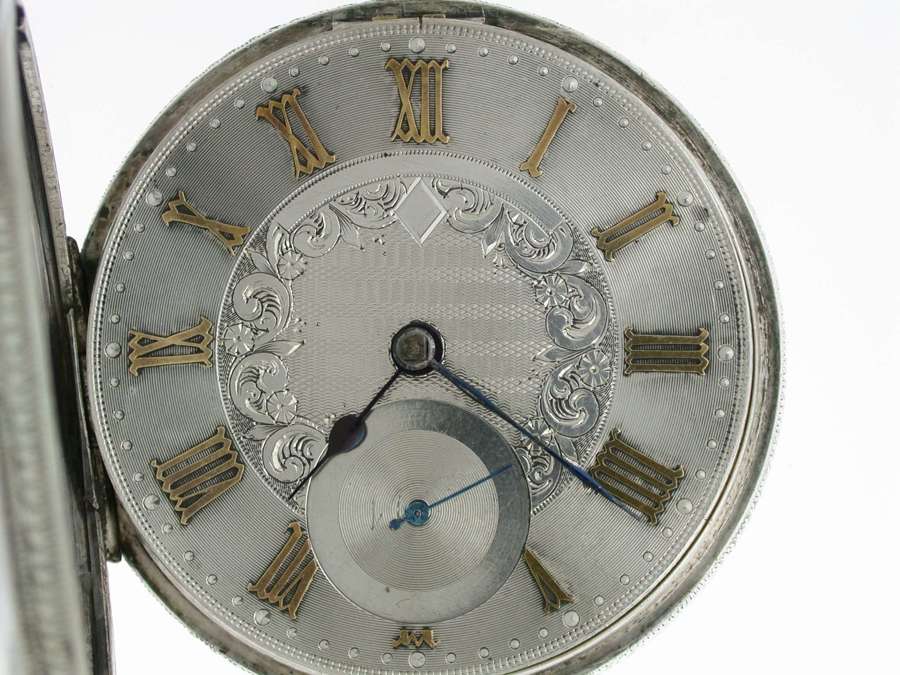 Silver John Forrest Fusee Lever Open Face Pocket Watch Chester 1900