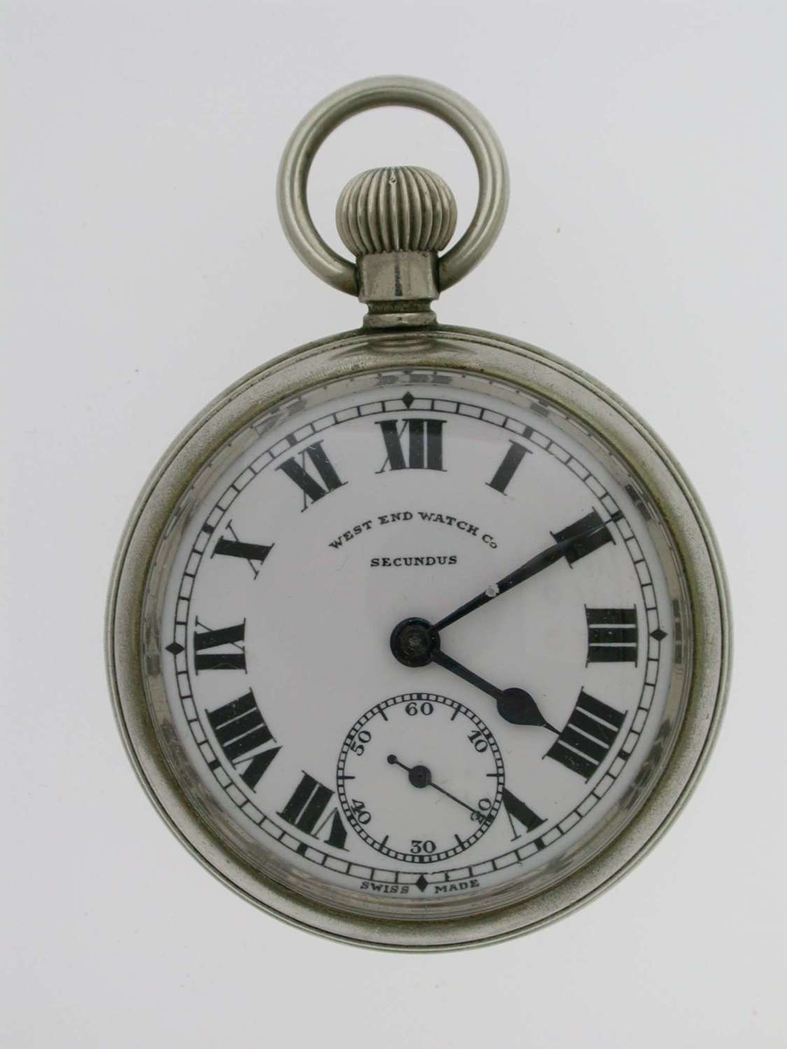 Military Pocket Watch Swiss Made 1940  for European Market