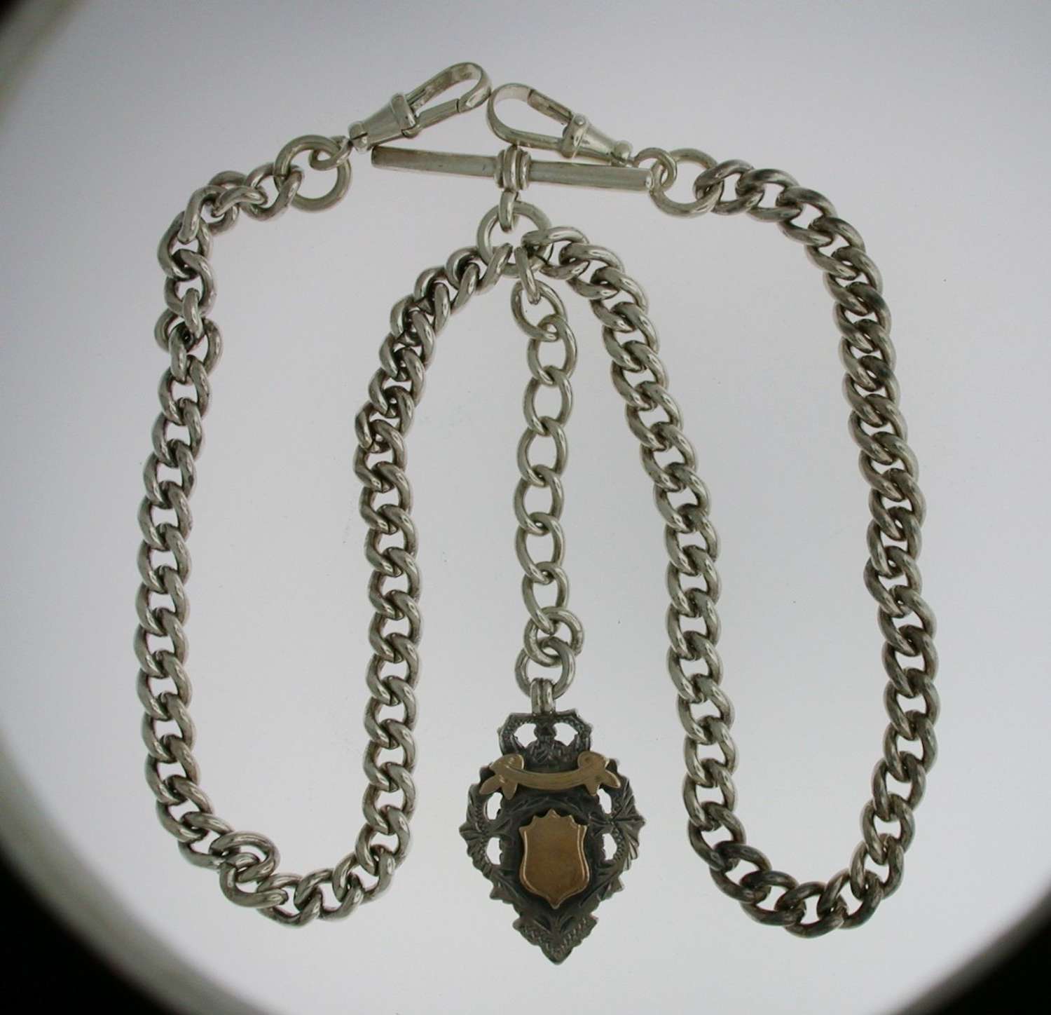 Silver Pocket Watch Chain (64)