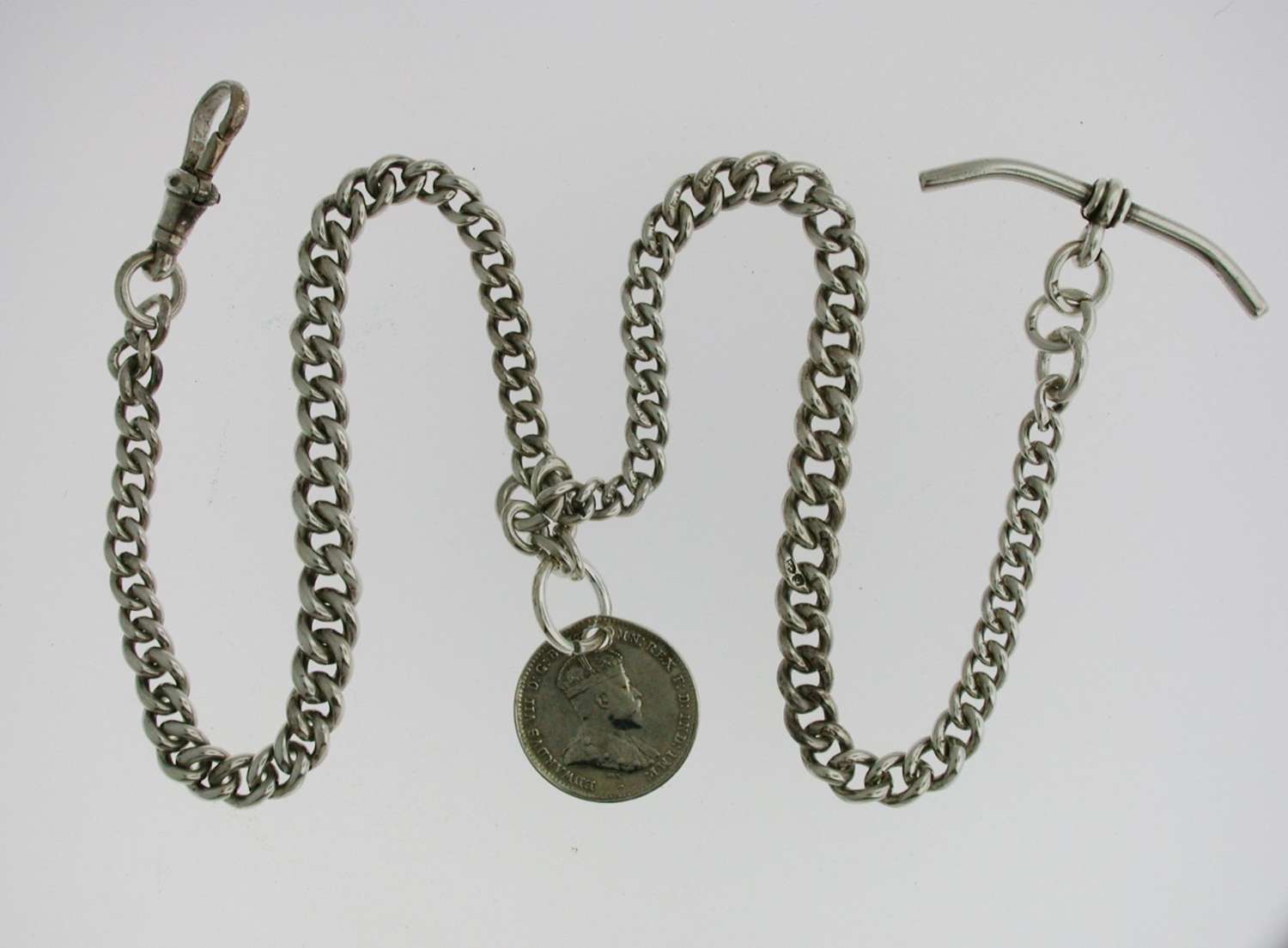 Silver Pocket Watch Chain (73)