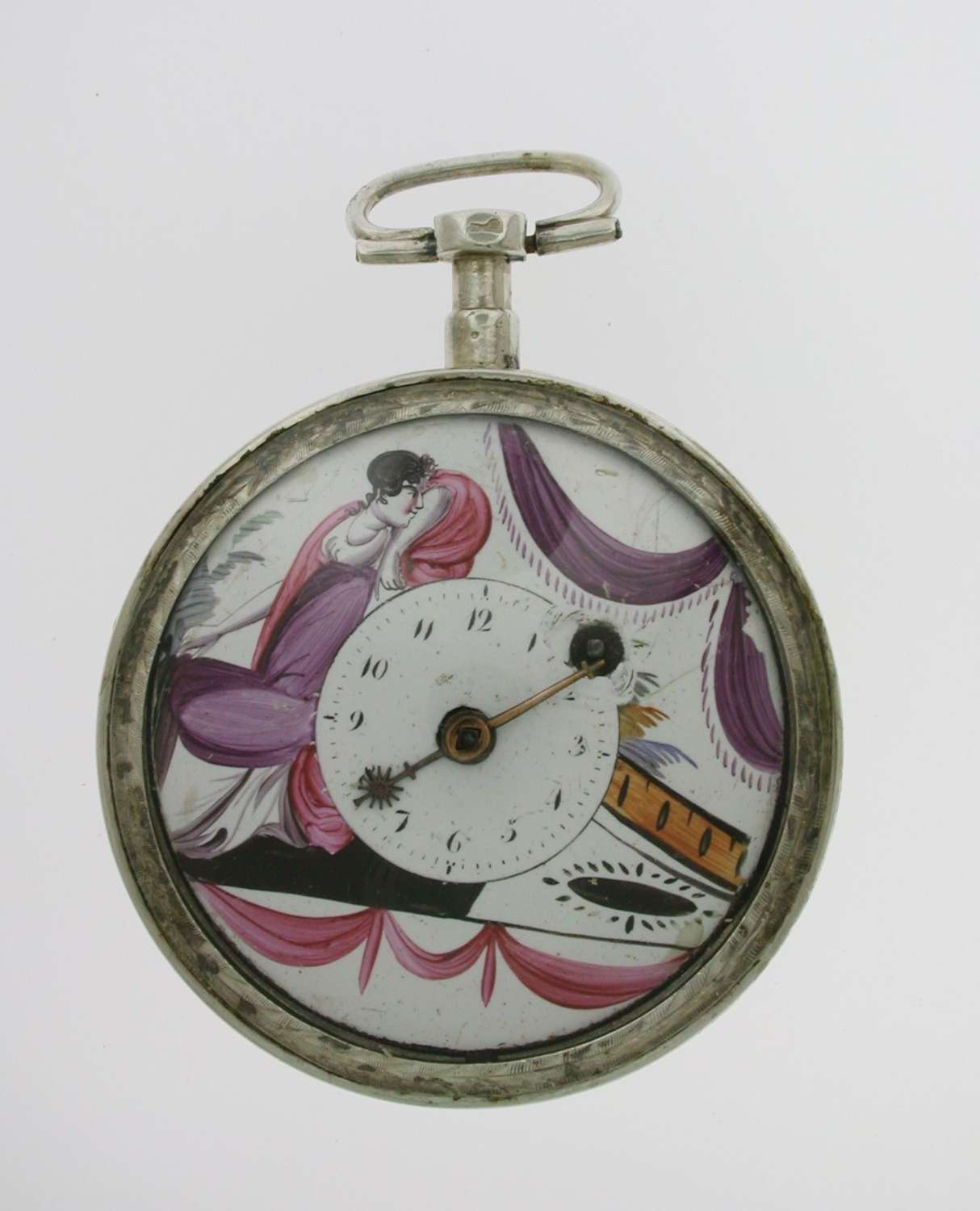 Silver Romilly Open Face Verge Pocket Watch France 1780