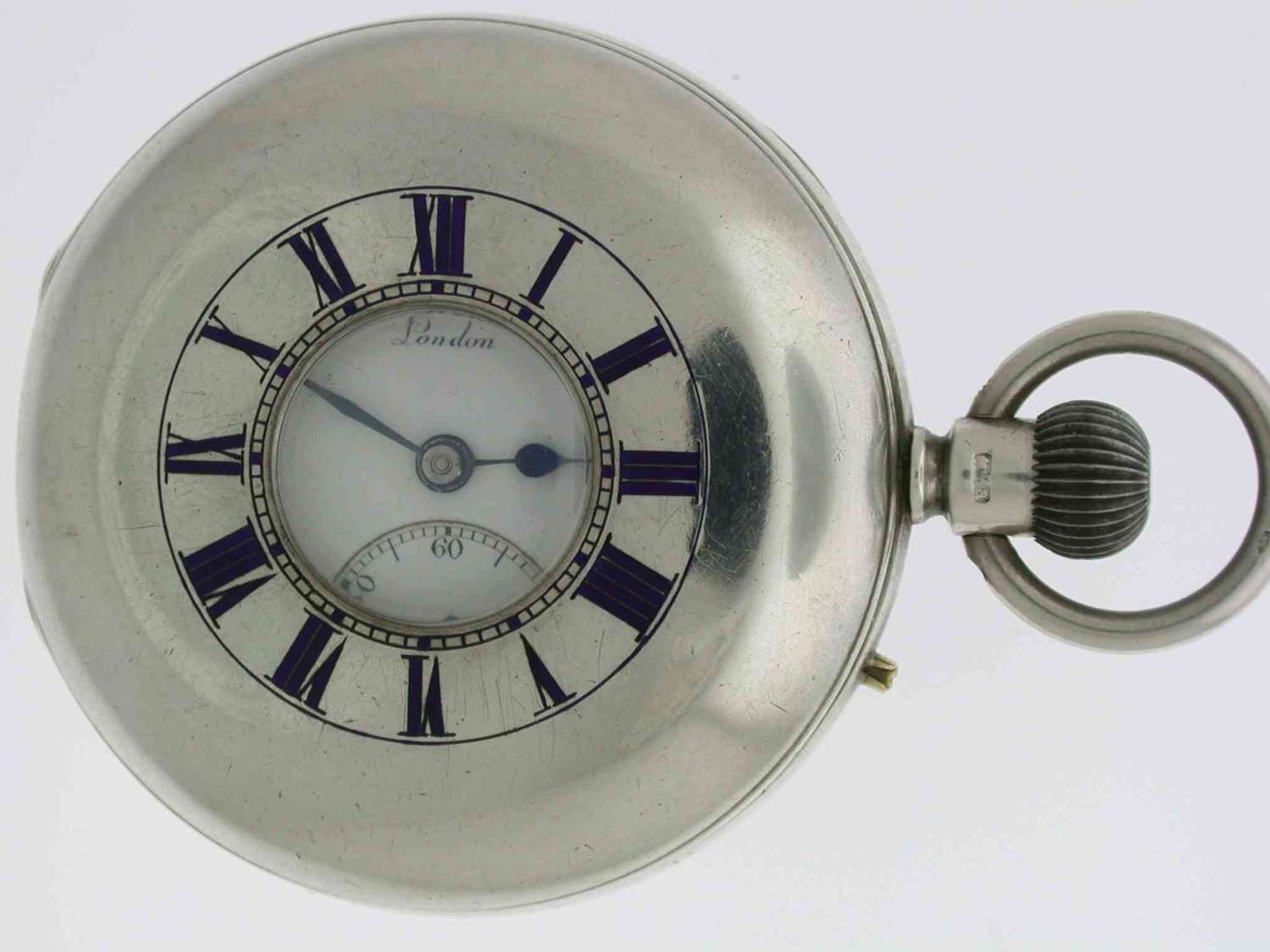 Silver J.W. BENSON Ludgate Hill London 1899 Half Hunter Pocket Watch