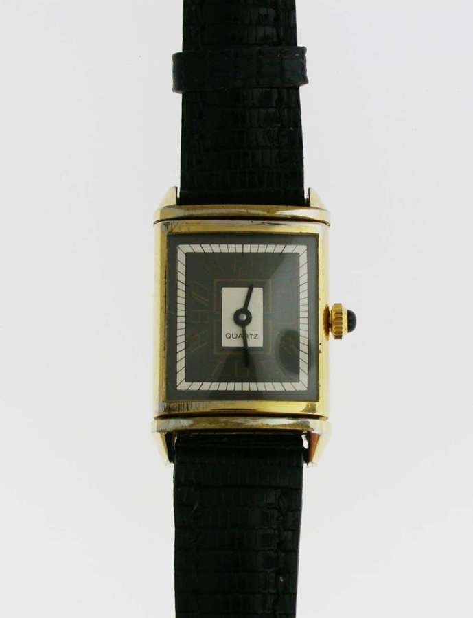 Reverso Men’s Wristwatch Quartz Swiss 1975