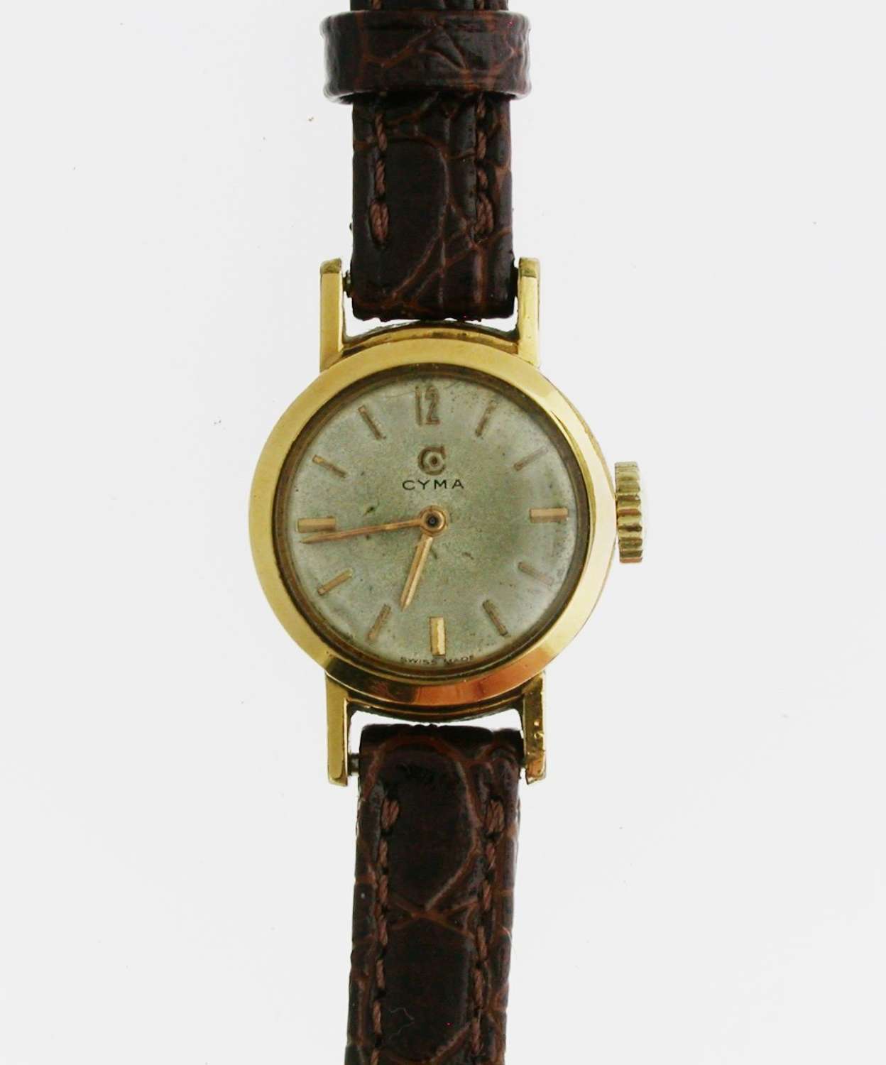 Cyma Ladies Wristwatch Gold Filled Swiss 1960
