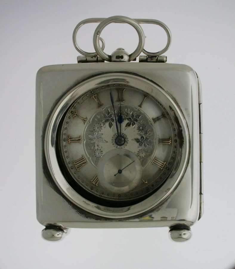 Silver Open Face Pocket Watch in Silver Box Hallmarked for London 1882
