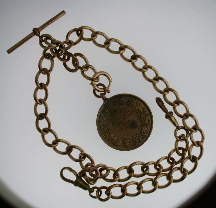 Gold Filled Pocket Watch Chain (77)