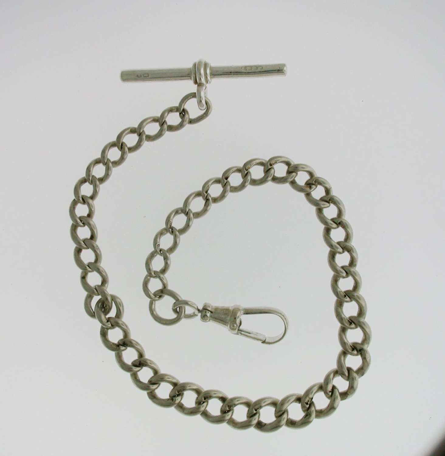 Silver Pocket Watch Chain (85)