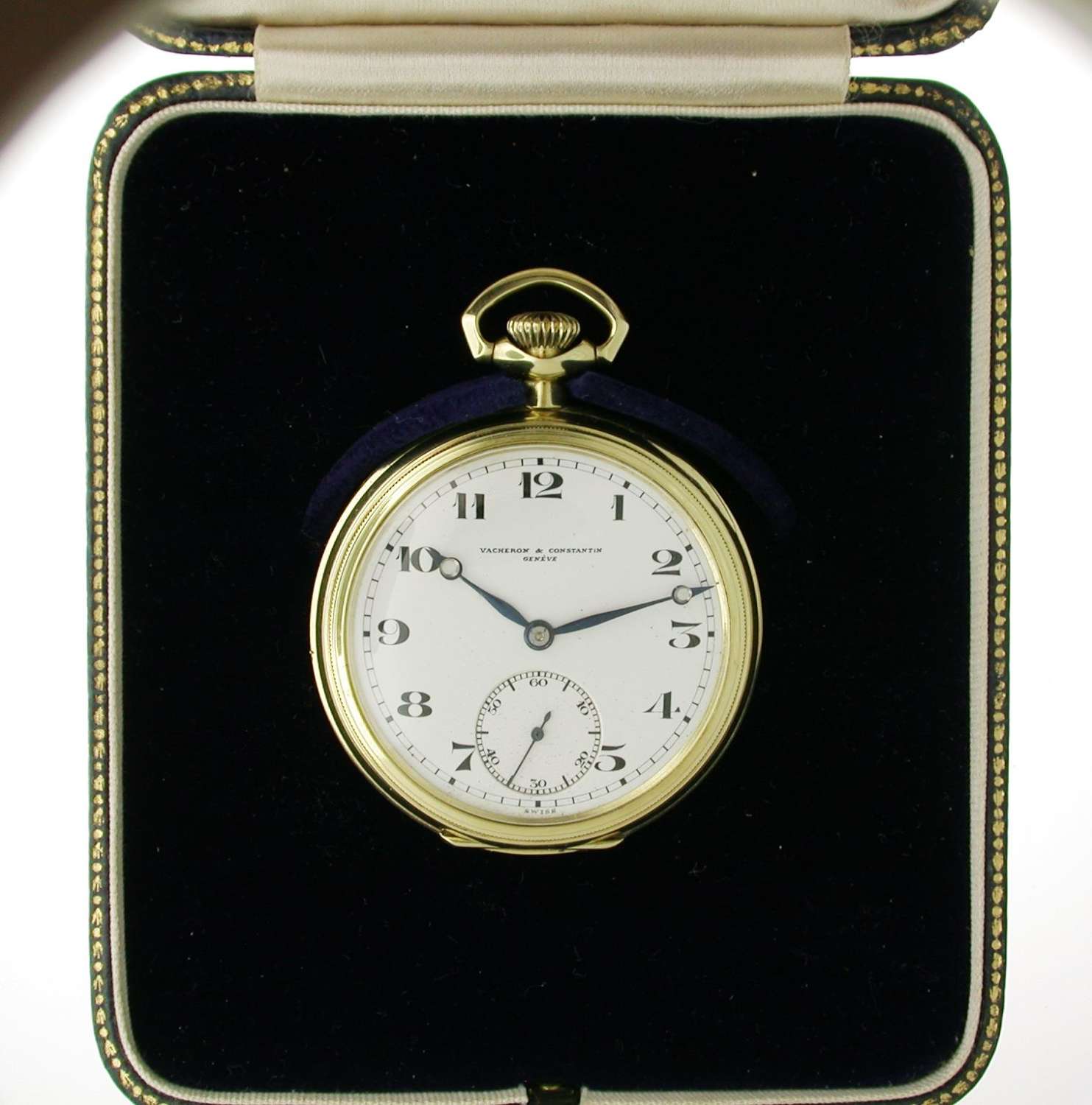 Antique 14 Kt Yellow Gold Pocket Watch Retailed by Vacheron