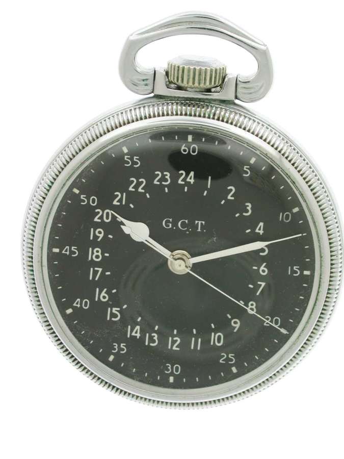 Military Antique Hamilton US Government Pocket Watch  24 HOUR - 4992B