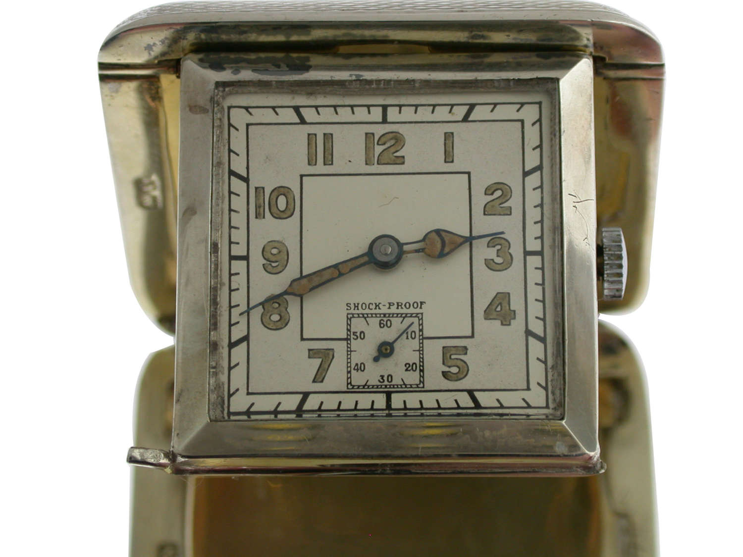 Silver Art Deco Purse Watch Swiss Made 1930  Hallmarked Silver Birm