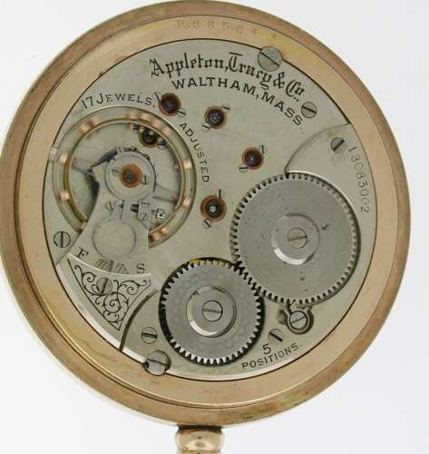 Waltham Appleton.tracy %26 Co G/F Open Face P/W- 1900