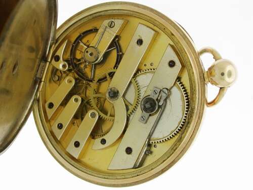 Superb Yellow Gilt Open Face Detached Lever Pocket/w English