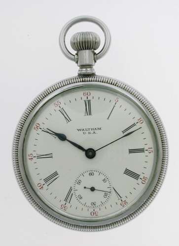 S/S Waltham Military Pocket Watch 1950