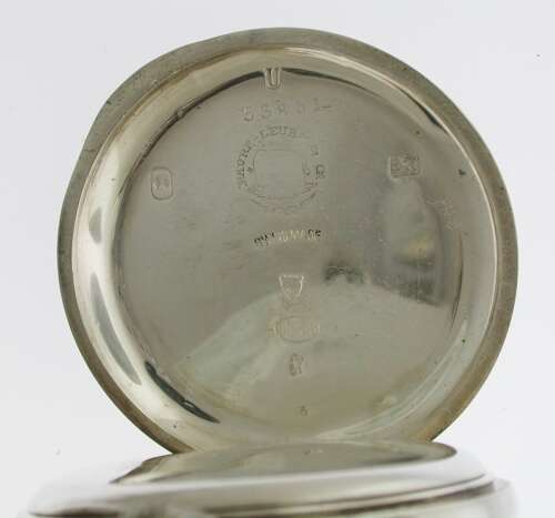 Silver 0.935 Favre-Leuba %26 Co Full Hunter P/W 1895