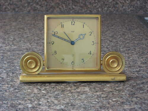 EXCLUSIVE JAEGER LECOULTRE 2 Day Alarm Desk Clock 1950