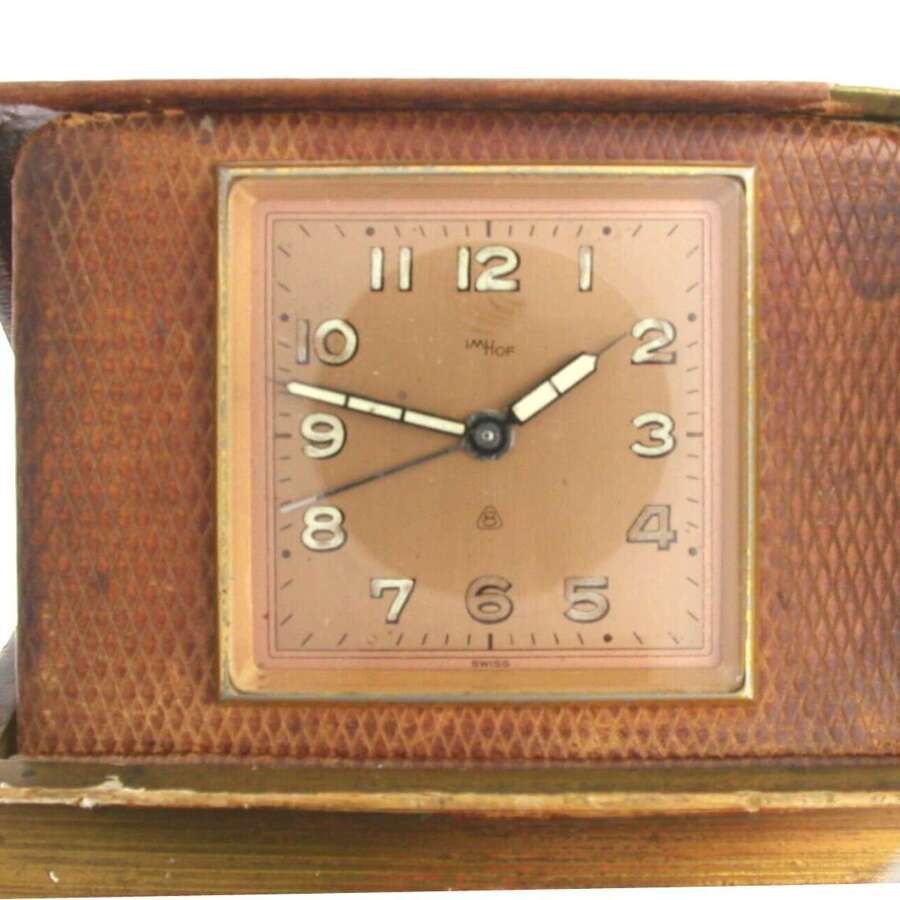 Novelty 8 Day IMHOF Alarm 'Book' Clock 1950