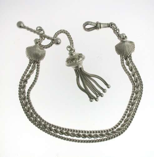 Silver Rare Pocket Watch CHAIN Paris 1870