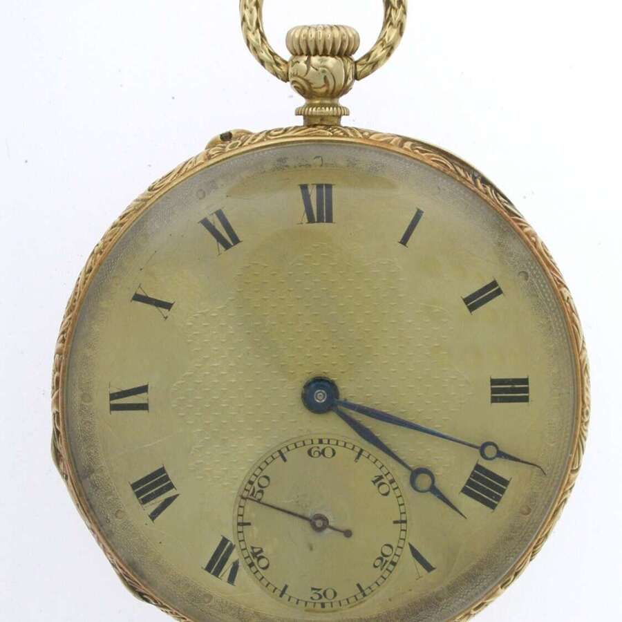 Exquisite 18Kt Gold Golay Pocket Watch 1870