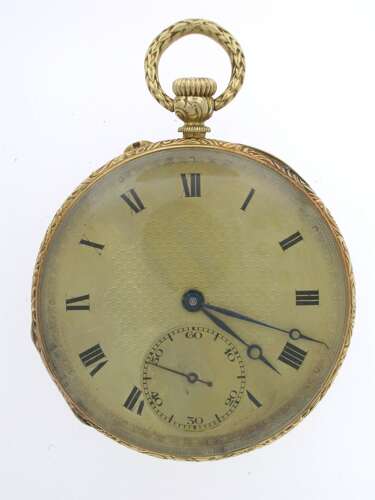 Exquisite 18Kt Gold Golay Pocket Watch 1870