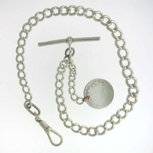 Silver Pocket Watch CHAIN 1930