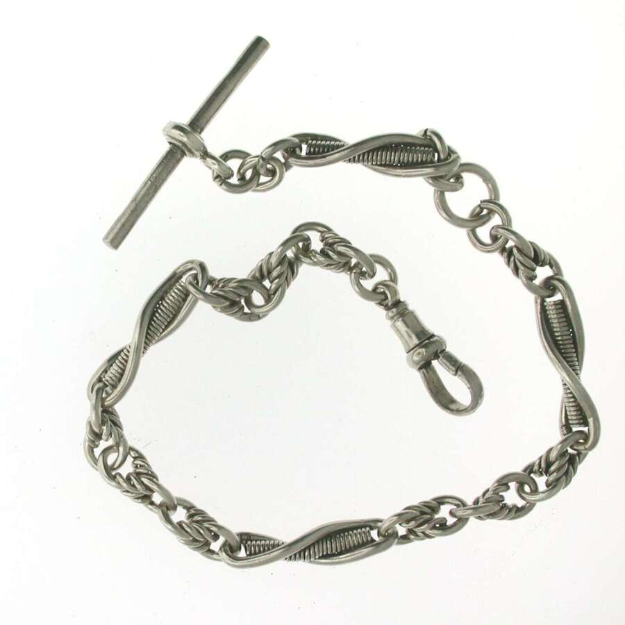 Silver Pocket Watch CHAIN 1880