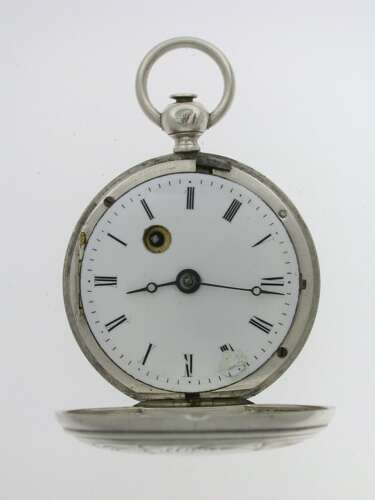 Silver Verge Full Hunter Pocket Watch c.1800