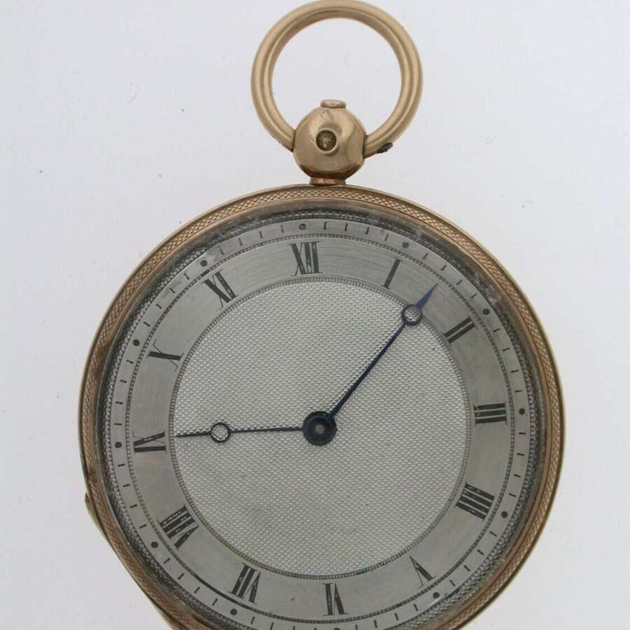 18 Kt Gold Le Roy Et Fils Pocket Watch 1860
