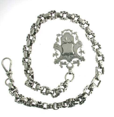 Silver Pocket Watch CHAIN 4A