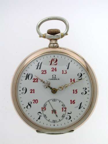 Exquisite Original Gent's Genuine OMEGA Swiss Pocket Watch 1920