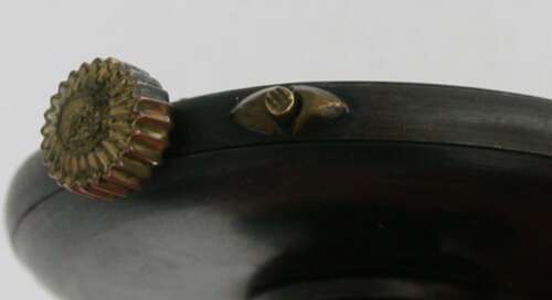 Ultra Rare Blue Enamel Dial Antique Gunmetal Lapel Button Hole Watch Hard to Find Swiss 1880