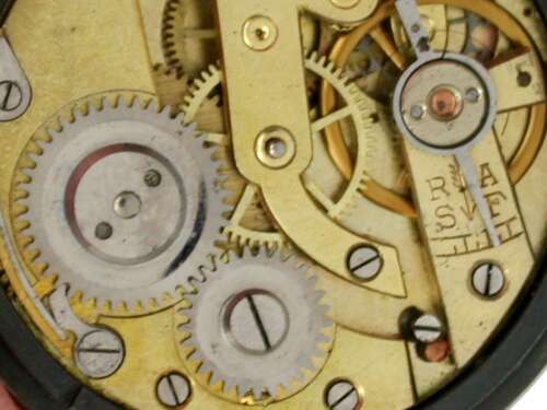 Ultra Rare Blue Enamel Dial Antique Gunmetal Lapel Button Hole Watch Hard to Find Swiss 1880