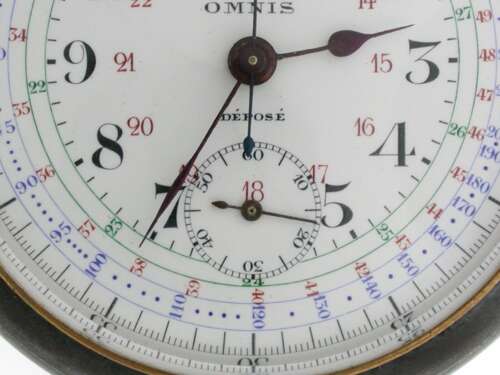 Gunmetal Chronograph Multi Purpose Omnis 1900