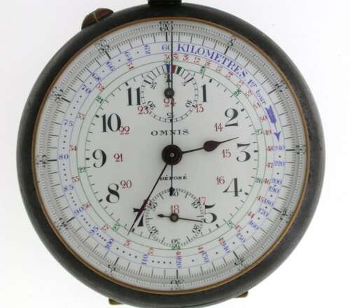 Gunmetal Chronograph Multi Purpose Omnis 1900