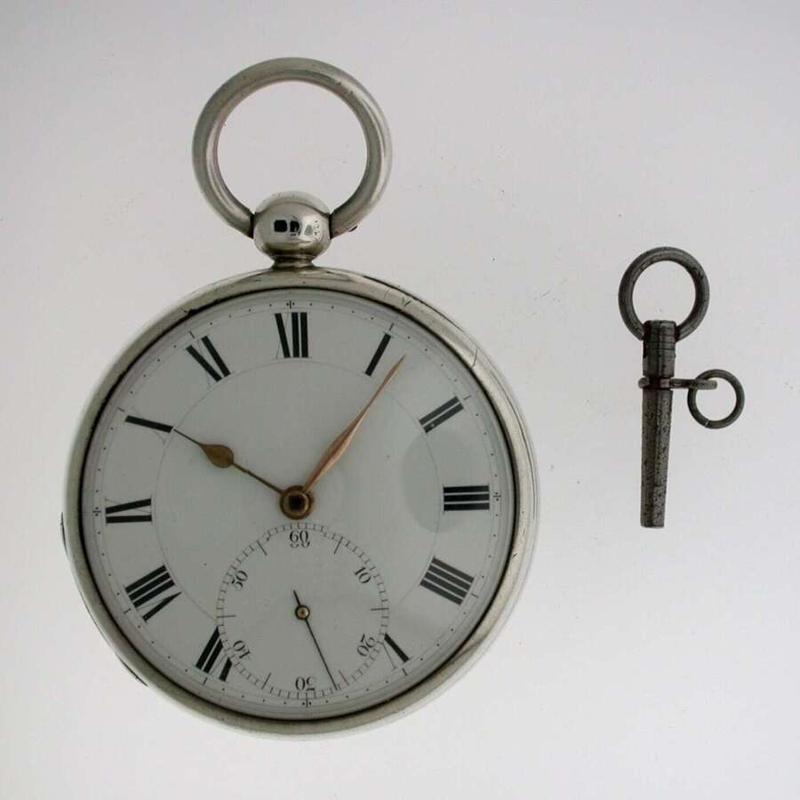 Silver Old Cylinder James Haughton Pocket Watch London 1824
