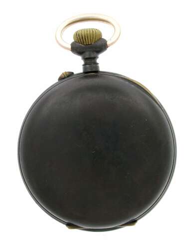 Superb Goliath Gunmetal La Perle Pocket Watch is Tortoiseshell Case, London, England 1922
