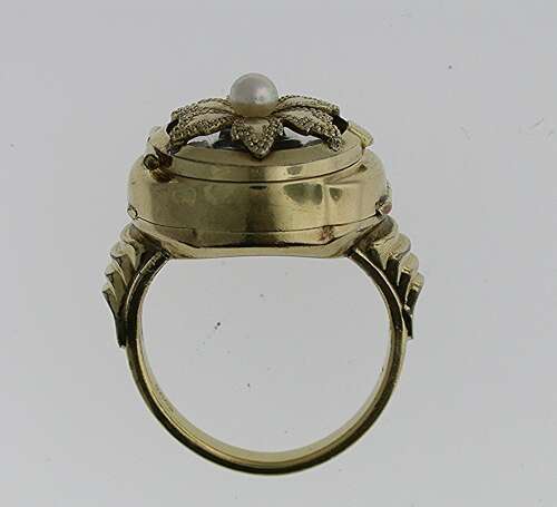 Rare Exquisite Gold-Filled Ladies Ring Watch Bucherer  Swiss 1960