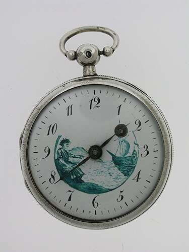 Berthoud Silver Open Face Pocket Watch France 1840
