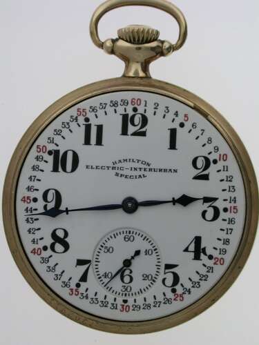 Hamilton Gold Filled Open Face Pocket Watch USA 1925