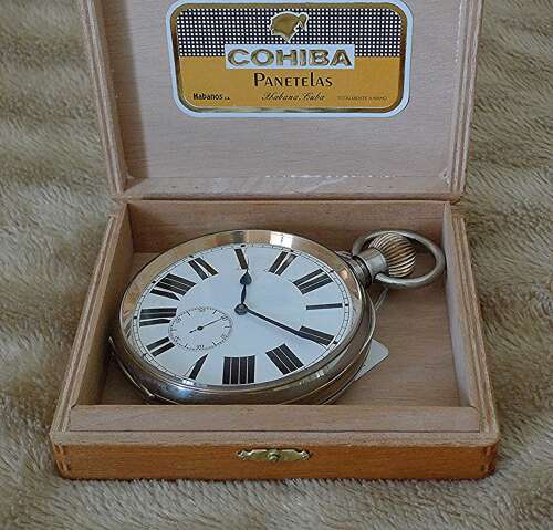 Rare Exquisite Extra Large Goliath Omega 8-Day Pocket Watch Swiss Made 1920
