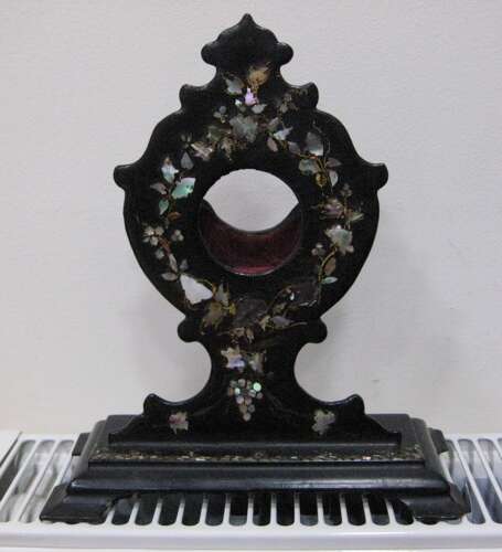 Mother of Pearl Light Wood Pocket Watch Holder c.1800