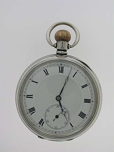 Silver Regent Open Face Pocket Watch Birmingham 1914