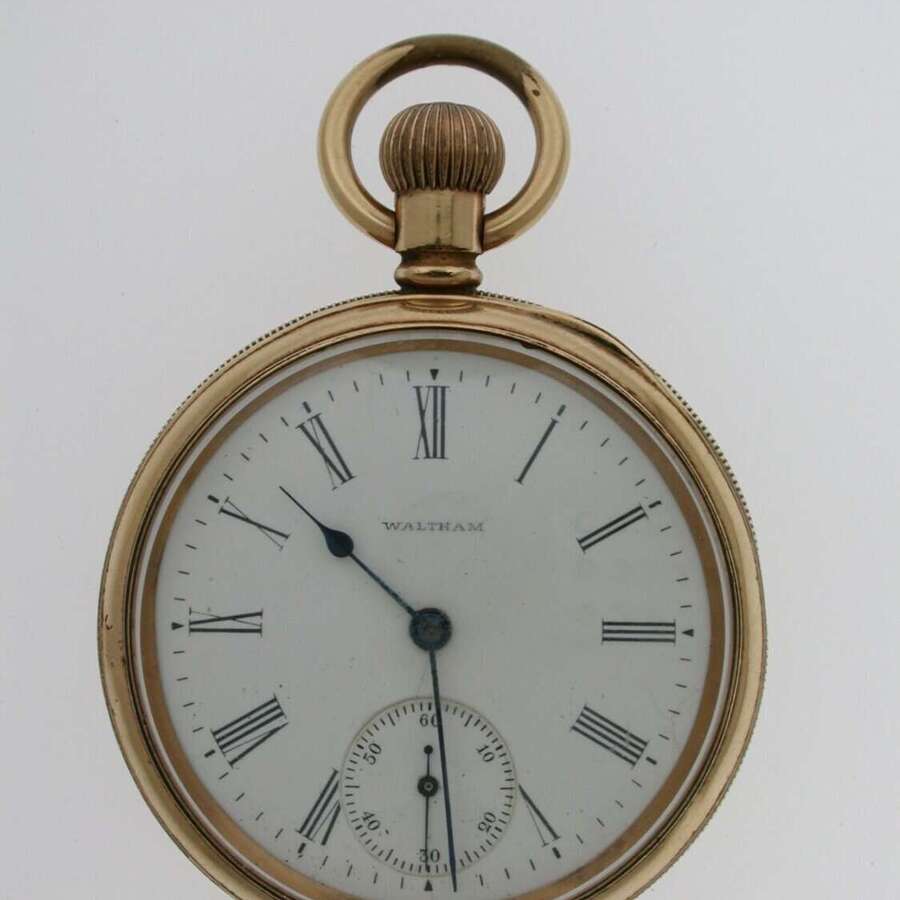 Waltham Traveler Gold Filled Pocket Watch USA 1920