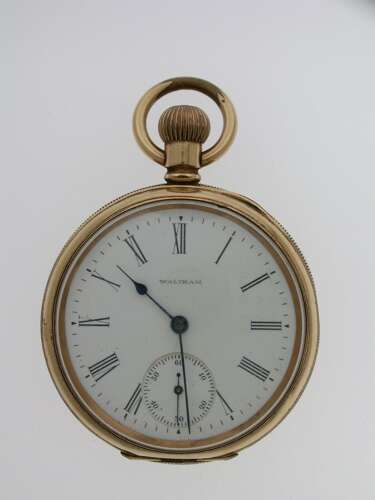 Waltham Traveler Gold Filled Pocket Watch USA 1920
