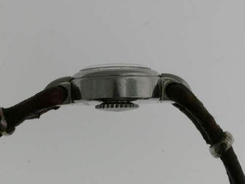 Jaeger Lecoultre Ladies Back Winder Steel Wristwatch Swiss 1955