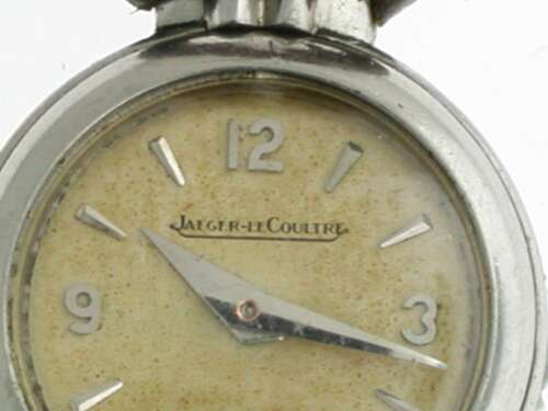Jaeger Lecoultre Ladies Back Winder Steel Wristwatch Swiss 1955