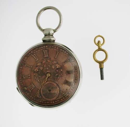 Silver Tobias Open Face Pocket Watch UK 1920