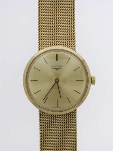 9kt Gold Longines Mens Wristwatch Swiss 1974 Original Longines Box