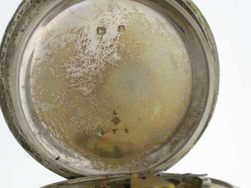 Silver Vintage Vehicle / Car Scene Pocket Watch Birmingham 1897 - Geo Kirton