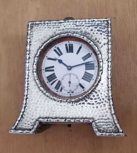 Silver Goliath Pocket Watch in Silver Clock Case Birmingham 1905