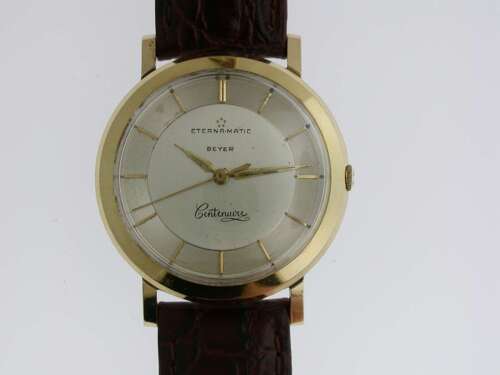 Eterna-Matic G/F Beyer W/W with Date Swiss 1960